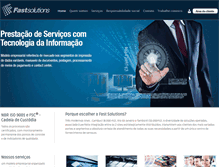 Tablet Screenshot of fastsolutions.com.br
